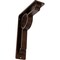 Ekena Millwork Maria Wrought Iron Bracket, (Triple center brace), Antiqued Copper 2"W x 5 1/2"D x 8"H BKTM02X05X08TMAACO - alternate 1